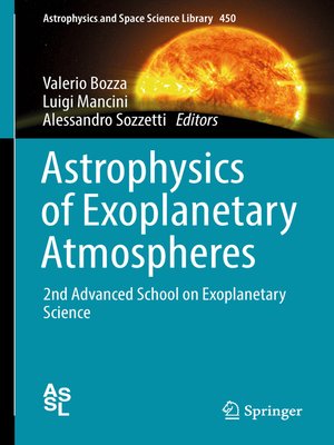 cover image of Astrophysics of Exoplanetary Atmospheres